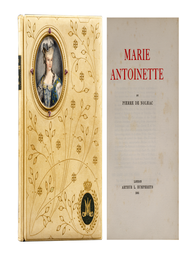 Item #6349) Marie Antoinette. Fine Binding - Cosway Style, Pierre de Nolhac