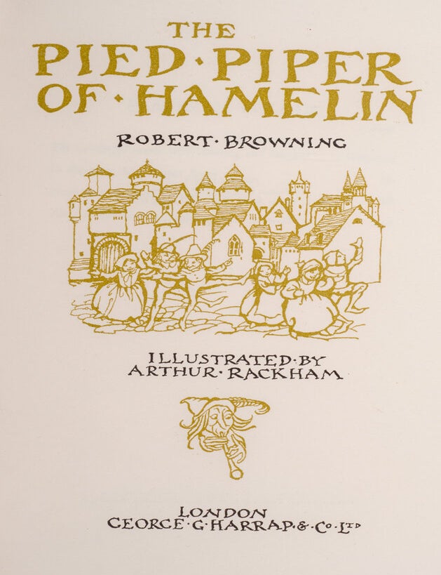 The Pied Piper of Hamelin (Signed limited edition)