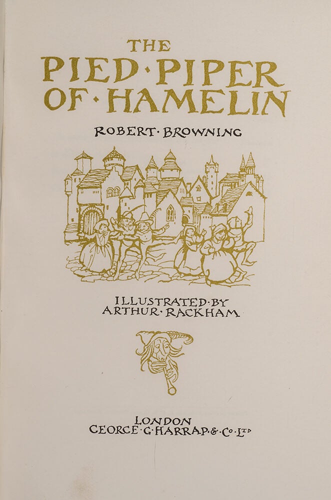 The Pied Piper of Hamelin (Signed limited edition)