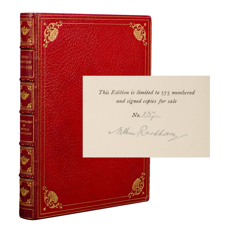 Item #6381) Some British Ballads (Signed limited edition). Arthur Rackham