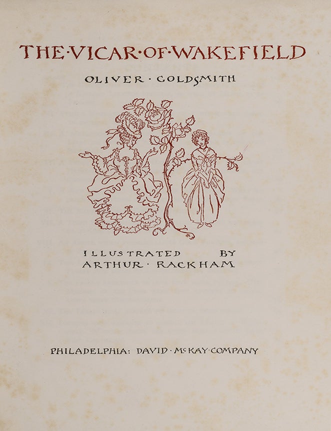 The Vicar of Wakefield (Signed limited edition)