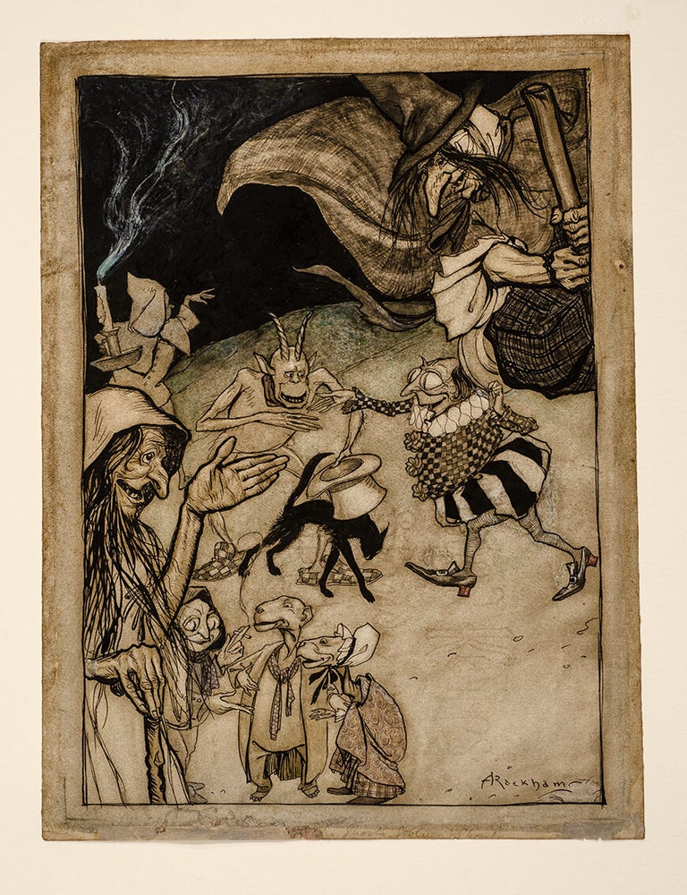 "The Lay of St. Aloys" or Witches and Warlocks, Ghosts, Goblins and Ghouls (Original artwork)