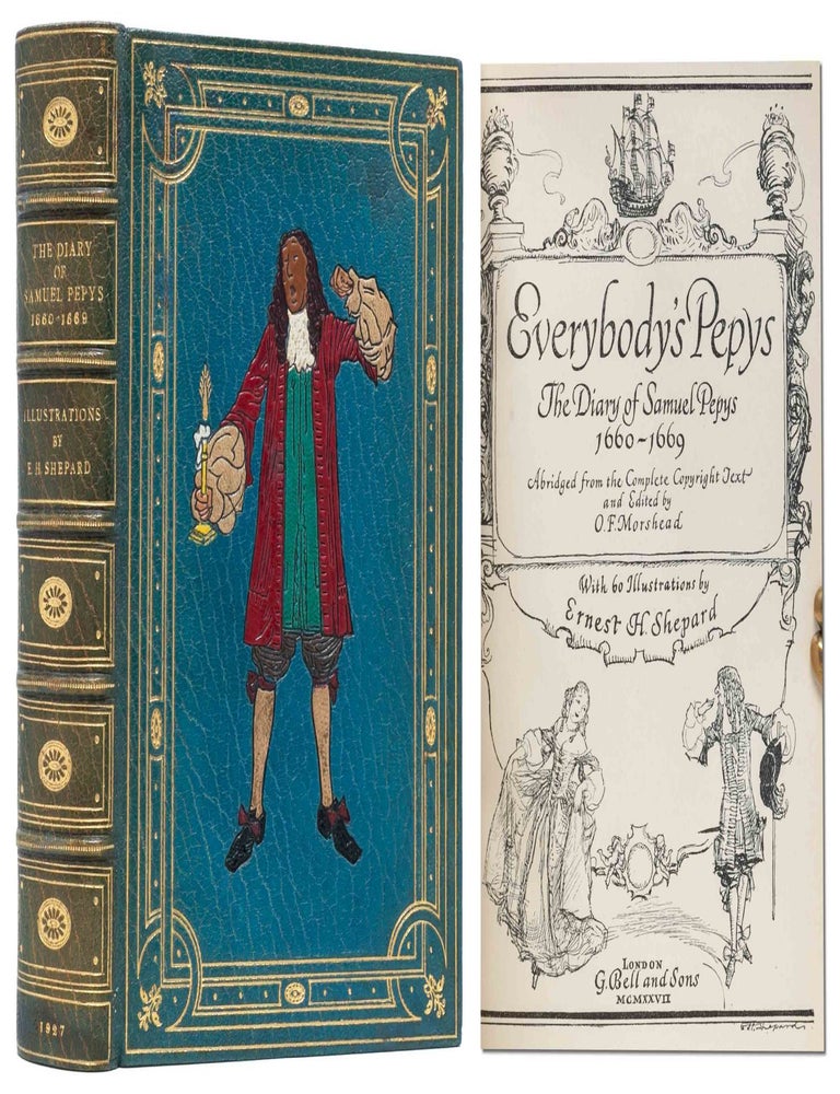 Item #6401) Everybody's Pepys. Fine Binding - Riviere, Son, Samuel Pepys, Ernest H. Shepard
