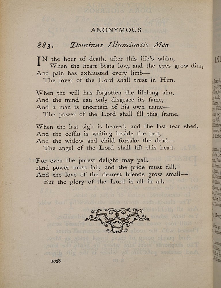 The Oxford Book of English Verse 1250-1900