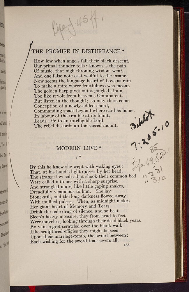 The Poetical Works of George Meredith