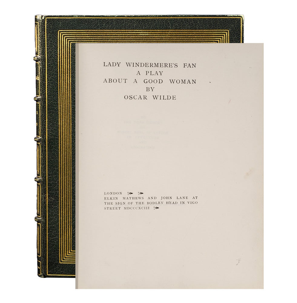 (Item #6451) Lady Windermere's Fan. Oscar Wilde.