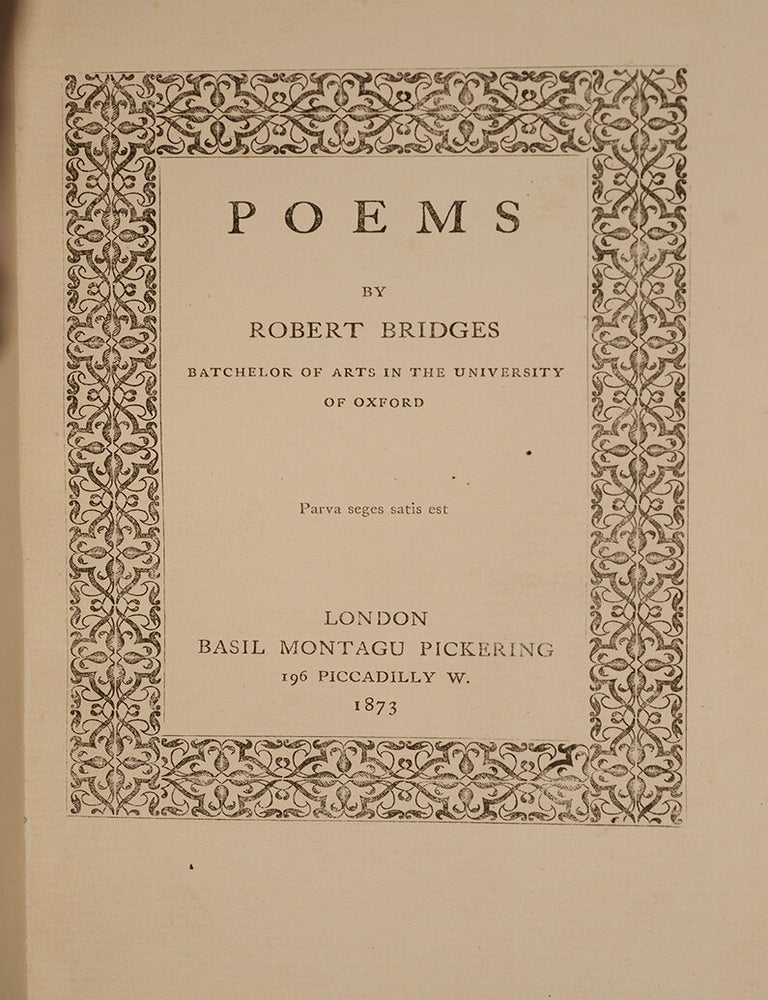 Poems by Robert Bridges