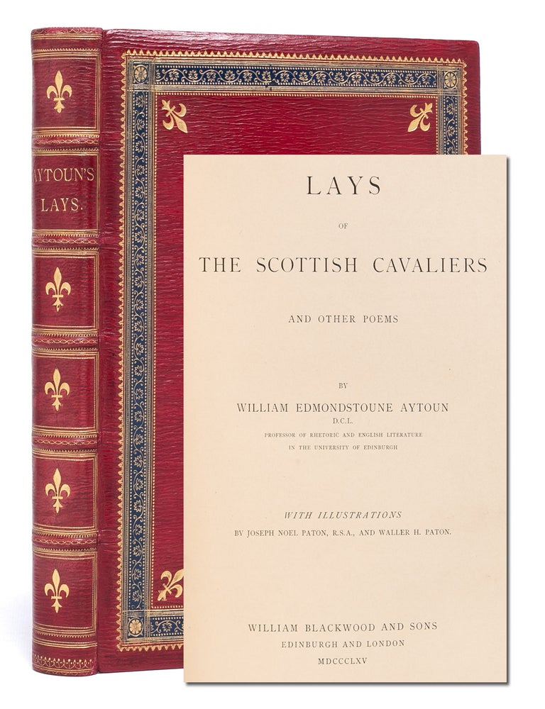 Item #6502) Lays of The Scottish Cavaliers and Other Poems. Fine Binding - Ramage, William...