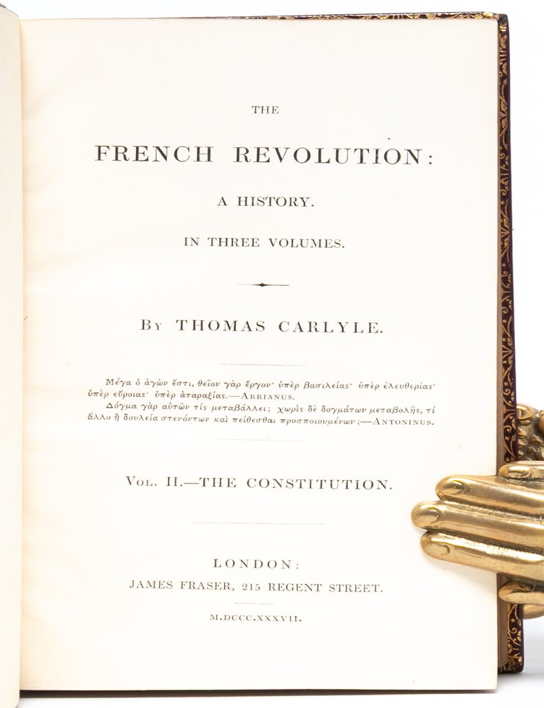 The French Revolution. A History (Family presentation copy)