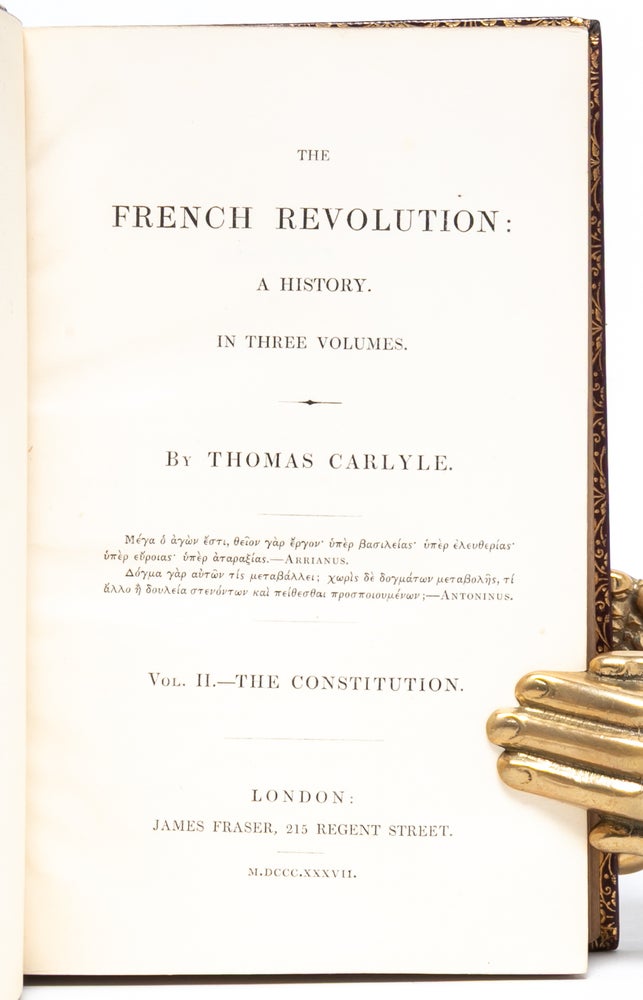 The French Revolution. A History (Family presentation copy)