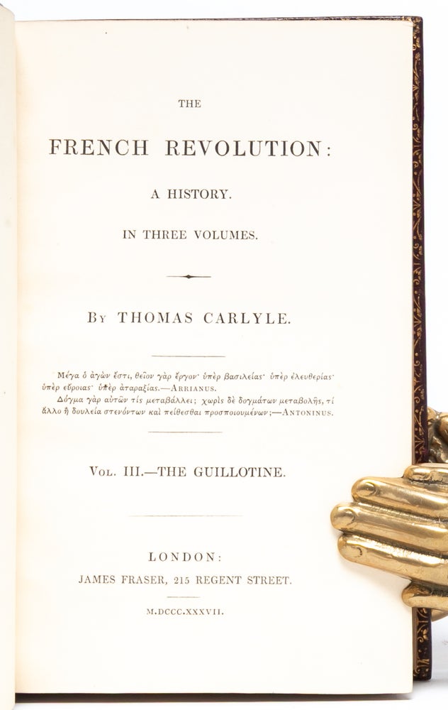 The French Revolution. A History (Family presentation copy)