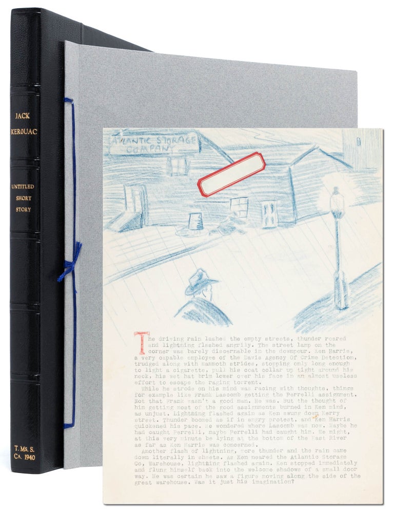 Item #6538) Original Illustrated Typescript Story, with Typed Letter, Signed ("Jack...
