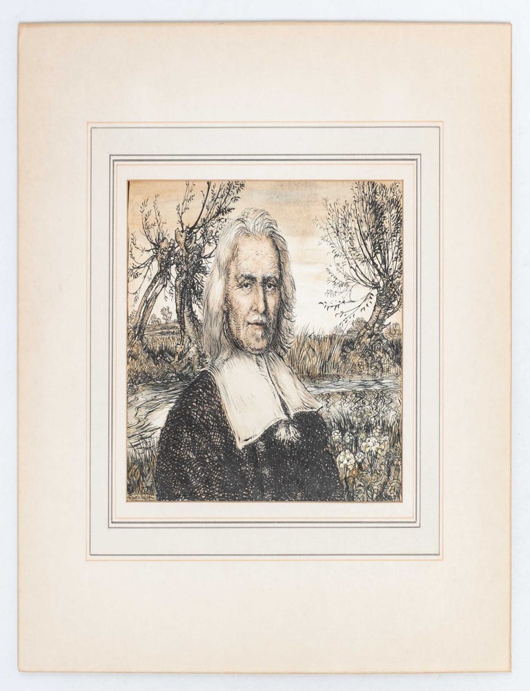 Izaak Walton Portrait from "The Compleat Angler" (Original artwork)