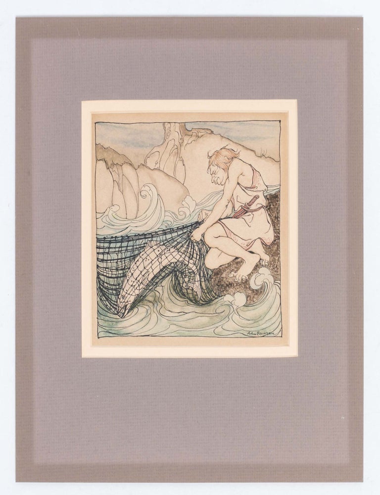 The Story of Tuan Mac Cairill from "Irish Fairy Tales" (Original artwork)
