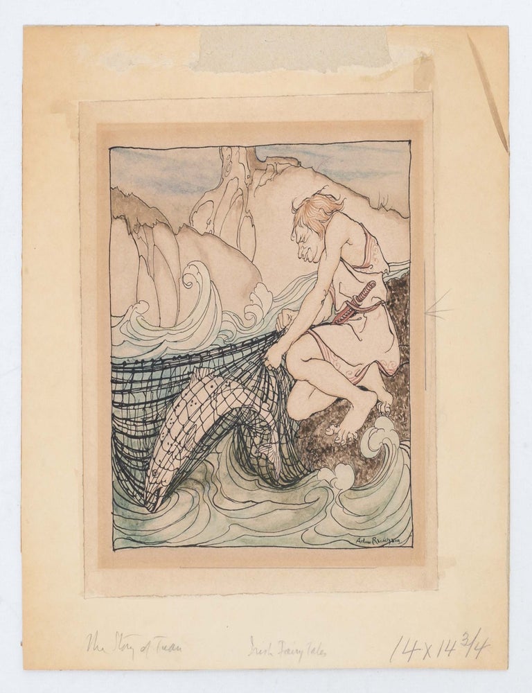 The Story of Tuan Mac Cairill from "Irish Fairy Tales" (Original artwork)