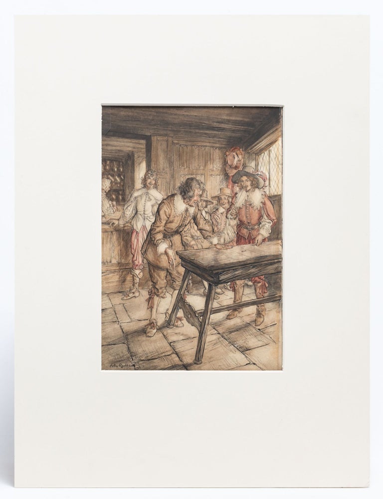 Item #6580) And There We Played at Shovel-Board Half the Day from "The Compleat Angler" (Original...