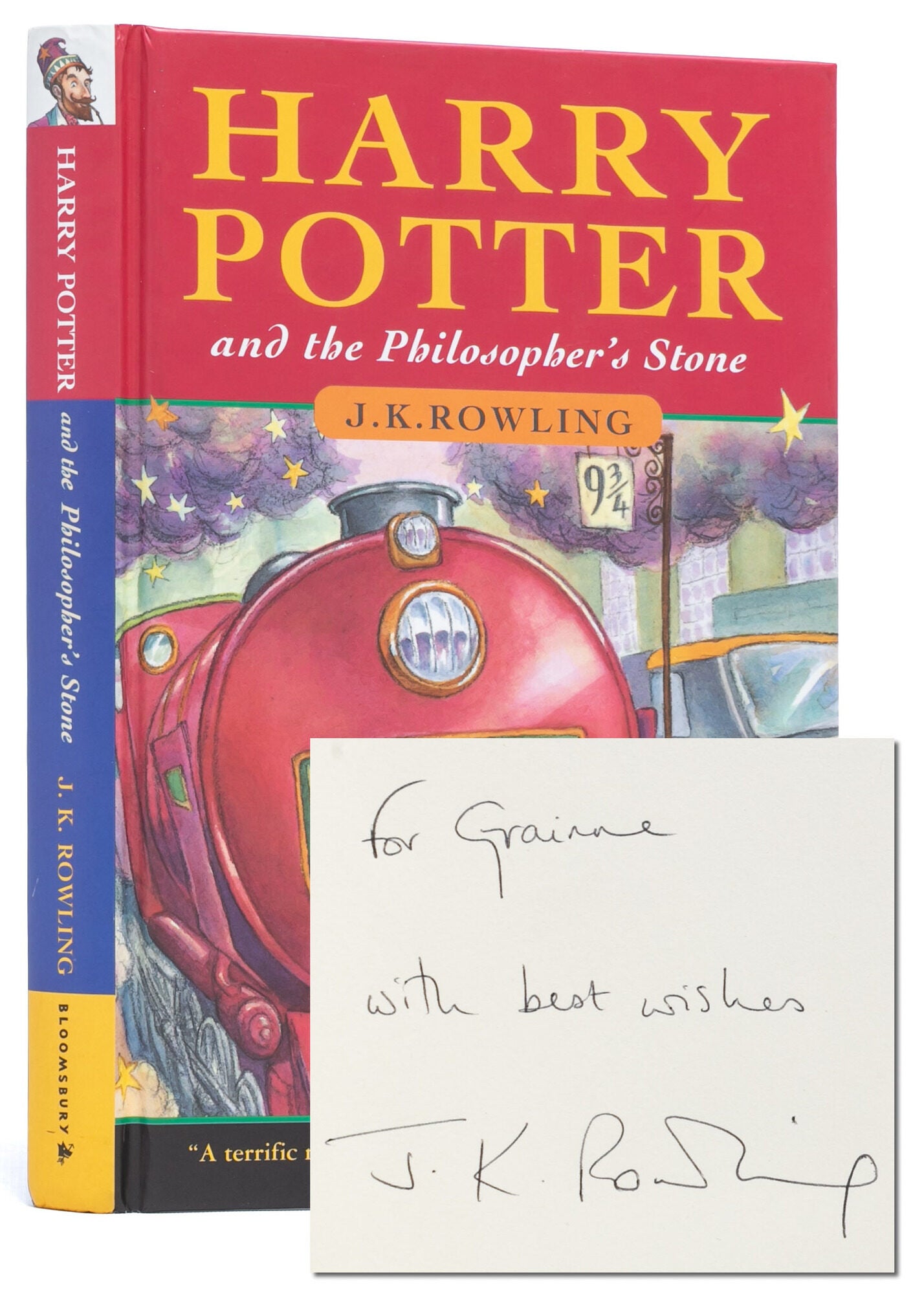 (Item #6648) Harry Potter and the Philosopher's Stone (Presentation copy). J. K. Rowling.