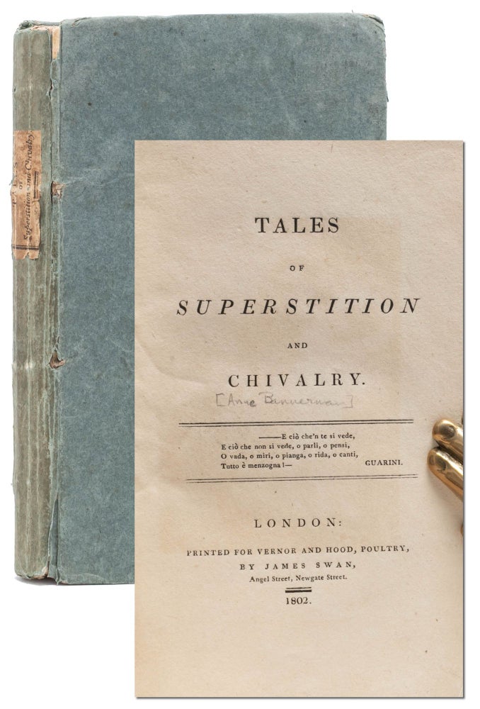 Item #6706) Tales of Superstition and Chivalry. Anne Bannerman