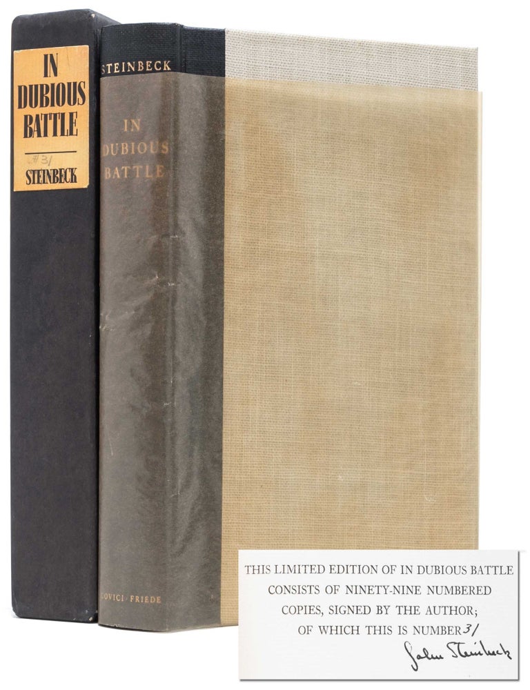 In Dubious Battle (Signed limited edition. John Steinbeck.