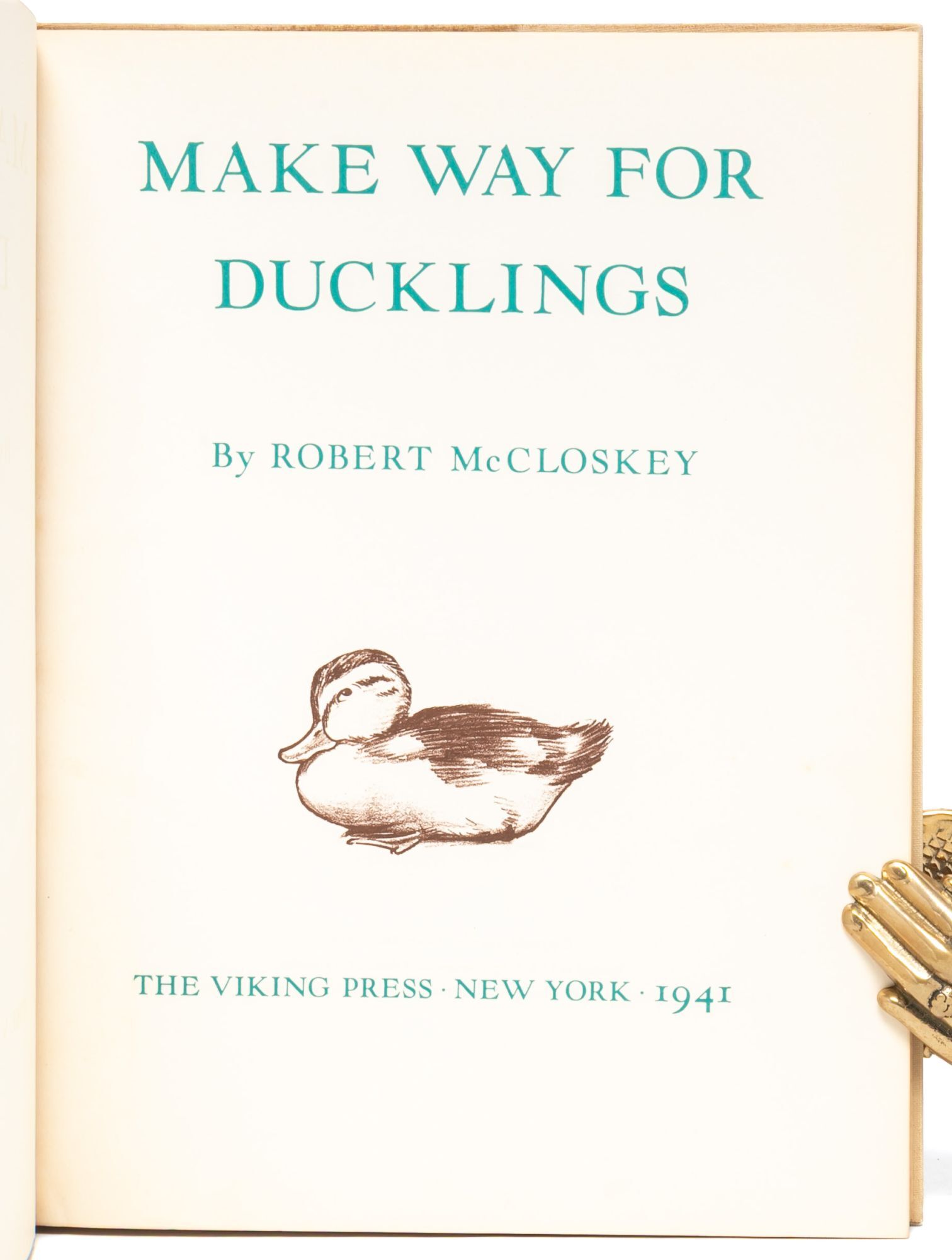 Make Way for Ducklings | Robert McCloskey | First edition