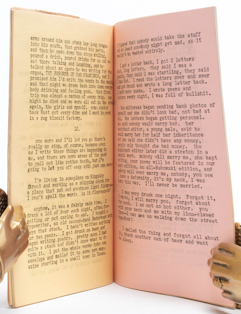 Confessions of a Man Insane Enough to Live with Beasts (Inscribed to a poet)
