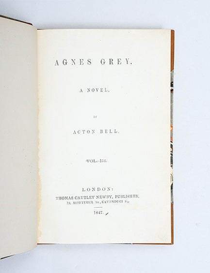 Wuthering Heights; Agnes Grey