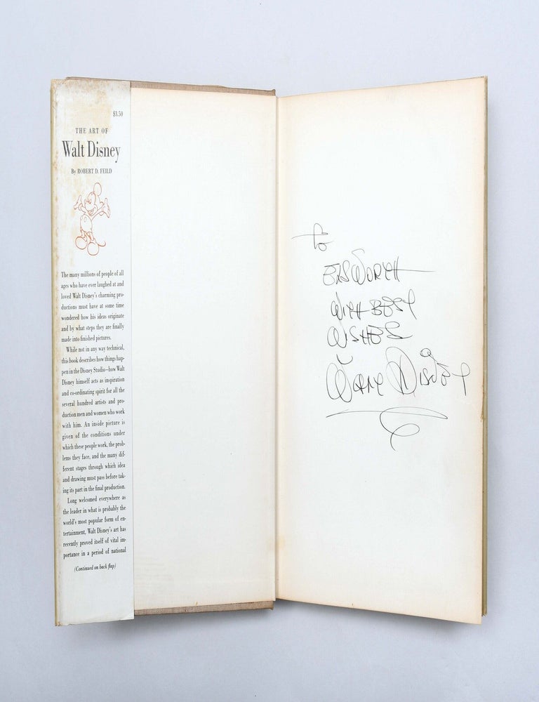 The Art of Walt Disney (Presentation copy with original artwork)