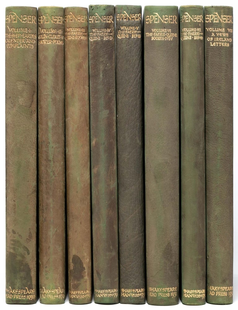 The Works of Edmund Spenser (in 8 vols.)
