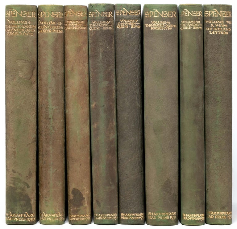 The Works of Edmund Spenser (in 8 vols.)