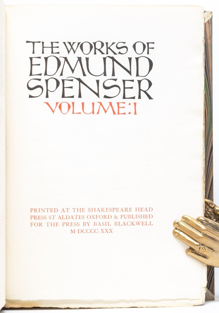 The Works of Edmund Spenser (in 8 vols.)