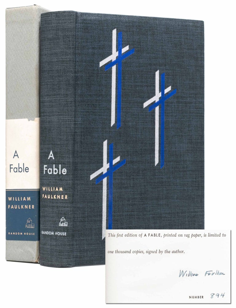 Item #7106) A Fable (Signed limited edition). William Faulkner