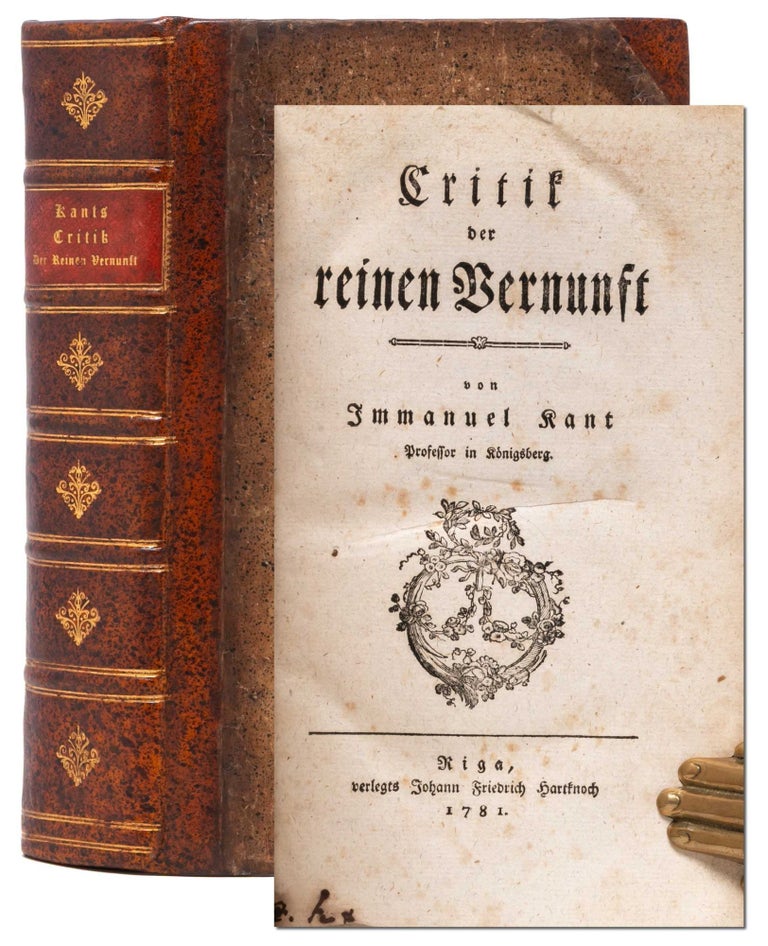 Item #7208) Critik der reinen Vernunft. Immanuel Kant