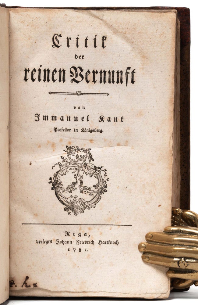 Critik der reinen Vernunft
