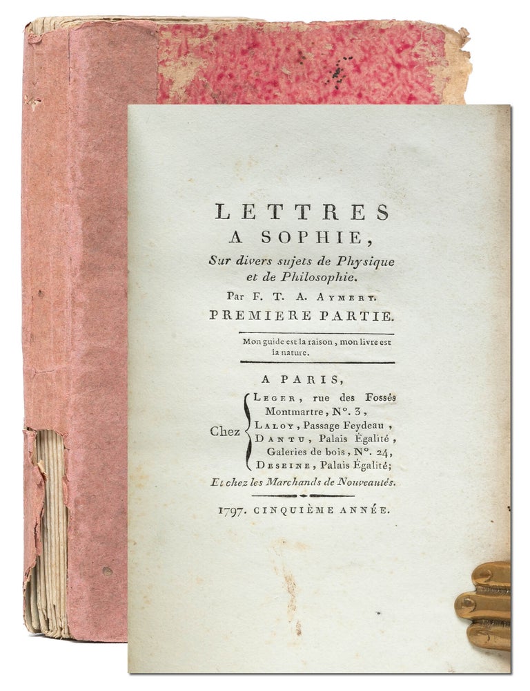 Item #7223) Lettres à Sophie, sur divers sujets du Physique et de Philosophie. Women's...
