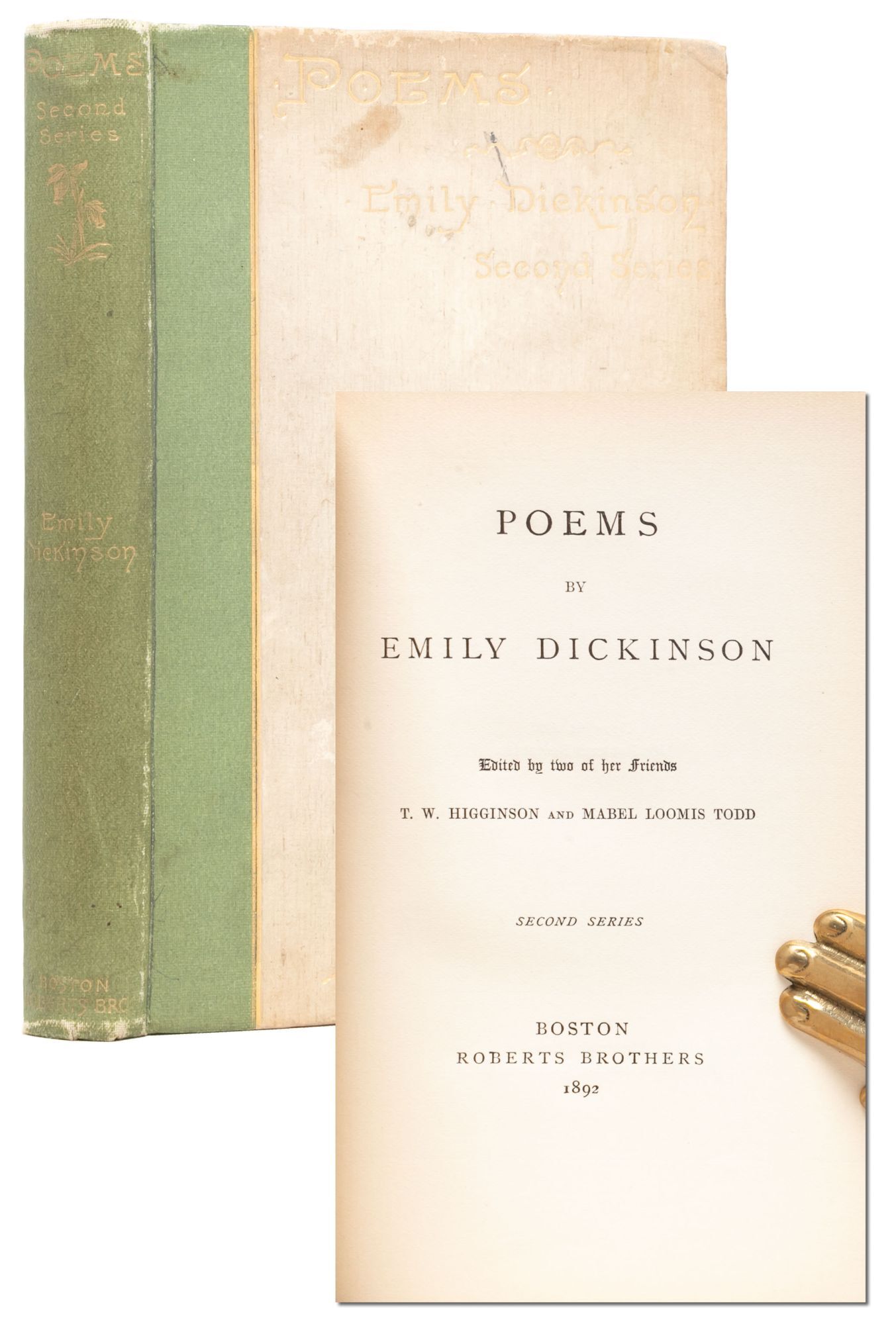 (Item #7226) Poems - Second Series. Emily Dickinson.
