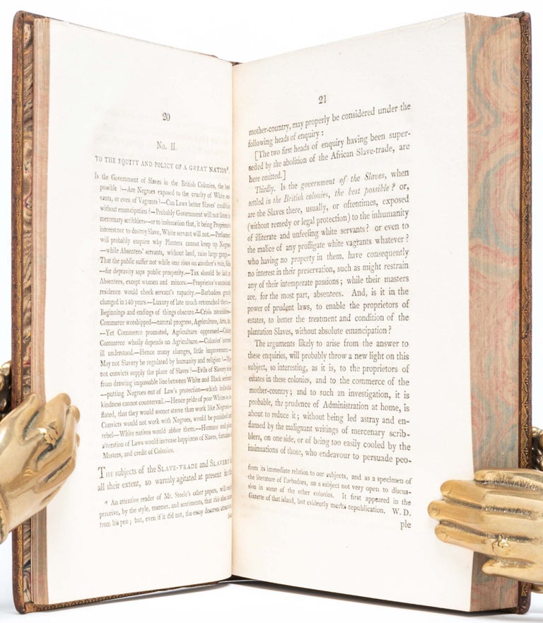 Mitigation of Slavery, in Two Parts. Part I: Letters and Papers of the Late Hon. Joshua Steele. Part II: Letters to Thomas Clarkson, Esq. M.A.