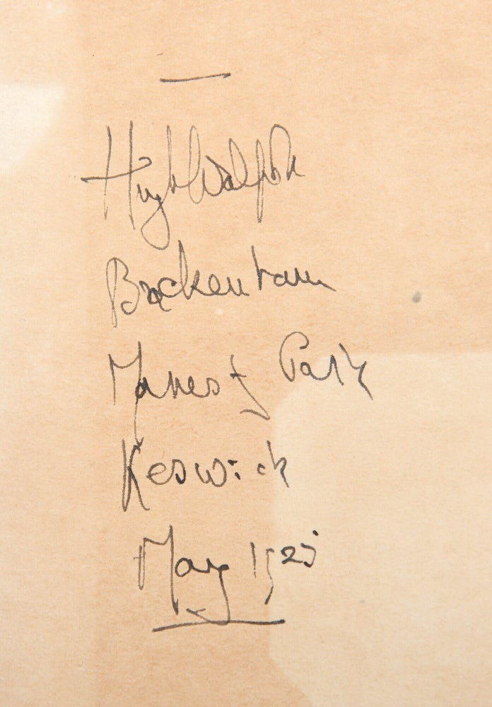Mrs. Dalloway (Hugh Walpole's copy)