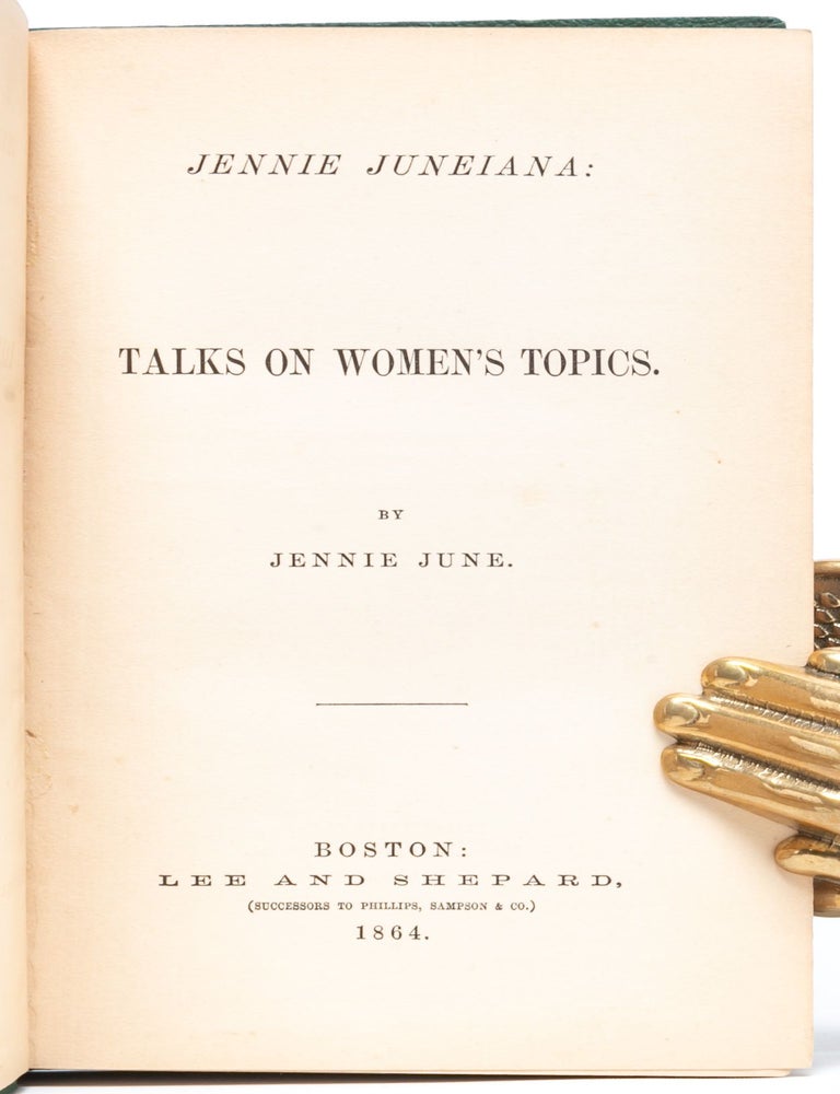 Jennie Juneiana: Talks on Women's Topics