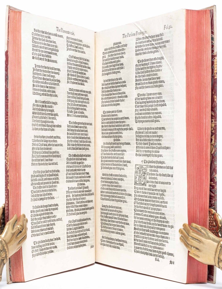 The Workes of Our Ancient and learned English Poet, Geffrey Chaucer, newly Printed