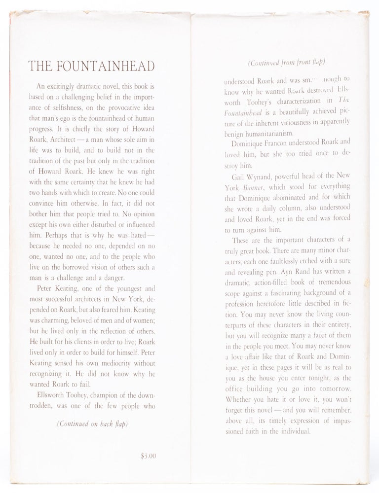 The Fountainhead (Presentation copy)