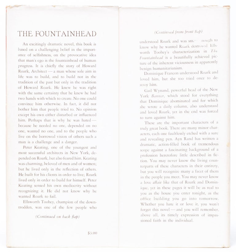 The Fountainhead (Presentation copy)