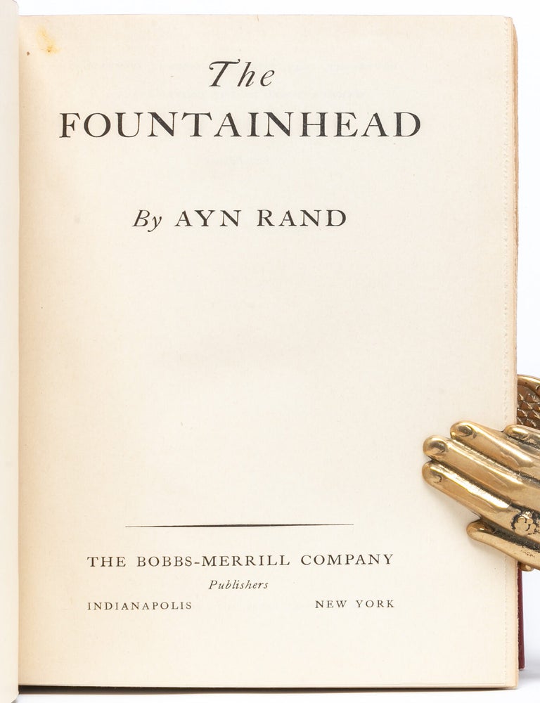 The Fountainhead (Presentation copy)