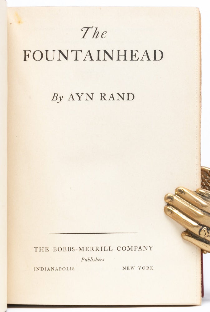 The Fountainhead (Presentation copy)