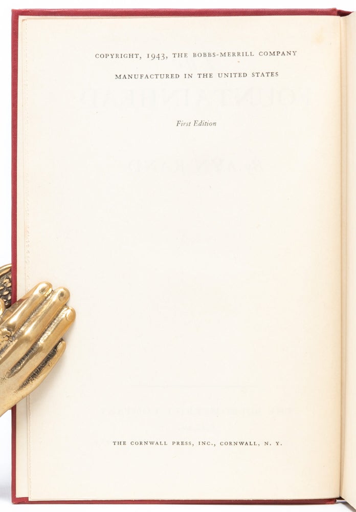 The Fountainhead (Presentation copy)