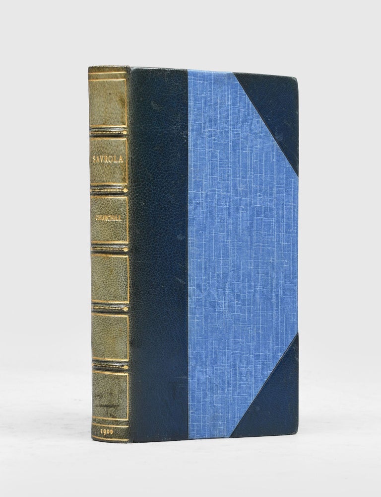 Item #7339) Savrola. A Tale of Revolution in Laurania. Winston S. Churchill
