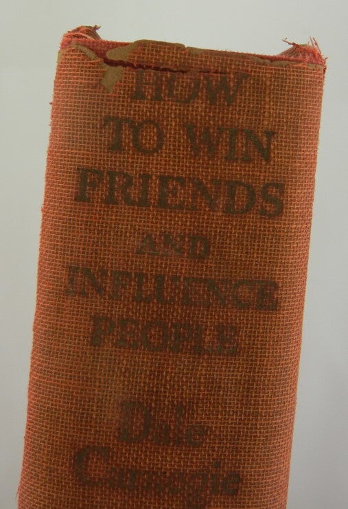 HOW TO WIN FRIENDS AND INFLUENCE PEOPLE (Inscribed First Edition)