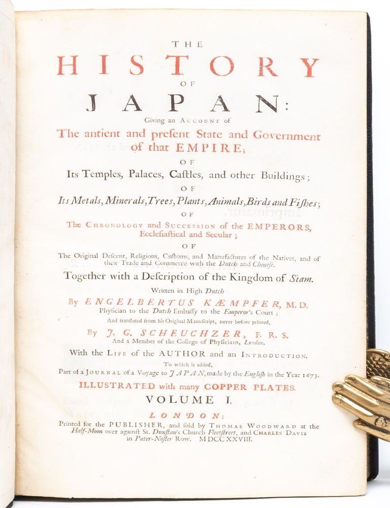The History of Japan: Giving an Account of The antient and present State and Government of that Empire