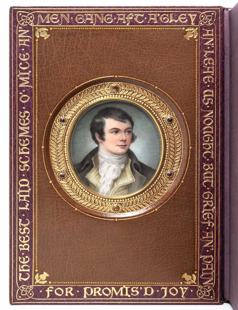 Item #7429) Poems, Chiefly in the Scottish Dialect. Fine Binding - Cosway style, Robert Burns