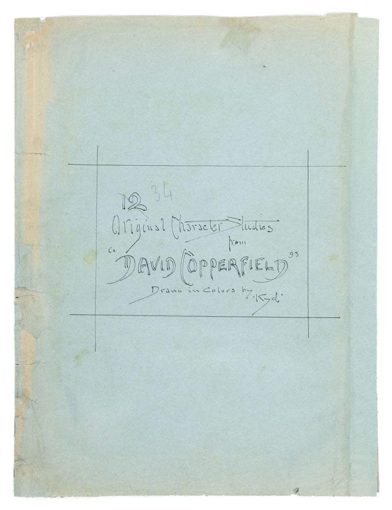 Item #7431) Twelve original character studies from David Copperfield. Charles Dickens, Kyd,...