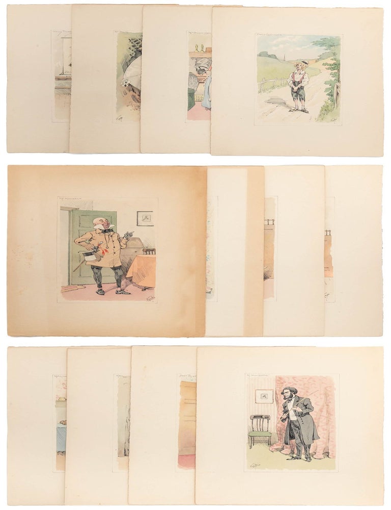 Twelve original character studies from David Copperfield